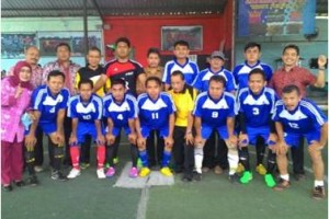Tim futsal SMP Negeri 1 Cidahu 